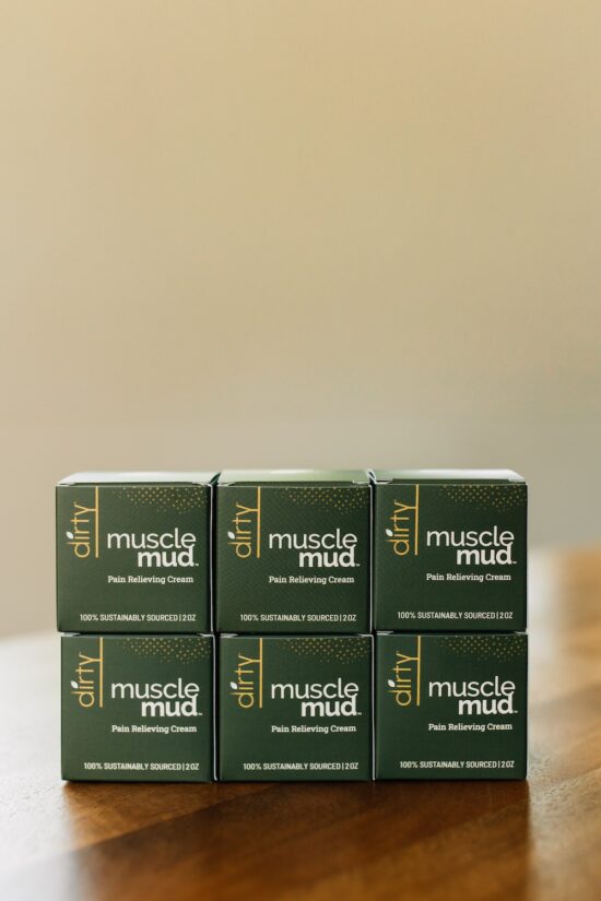 a case of muscle mud natural pain relief cream