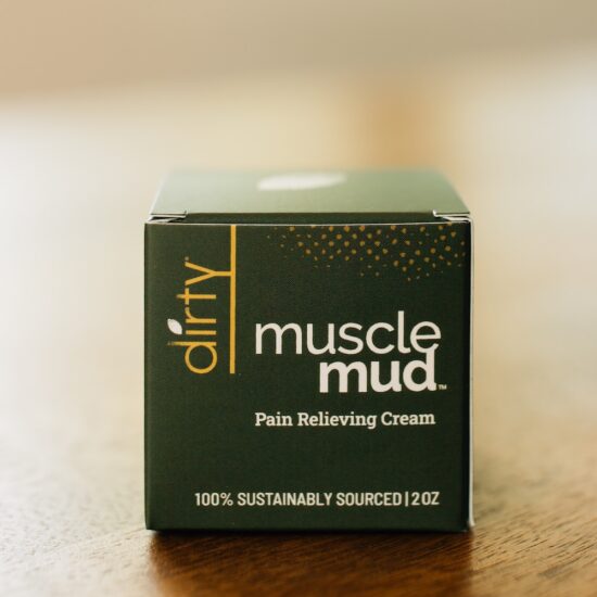 a single jar of muscle mud natural pain relief cream