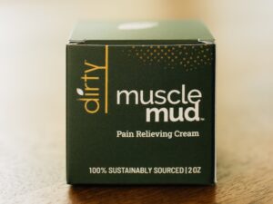 a single jar of muscle mud natural pain relief cream