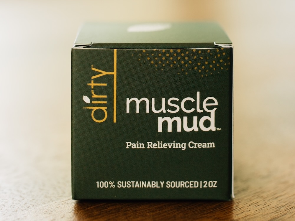 a single jar of muscle mud natural pain relief cream